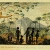Aboriginal camp near Sugarloaf Mountain, drawing by TR Browne in T Skottowe, Select Specimens from Nature…of NSW 1813, SLNSW